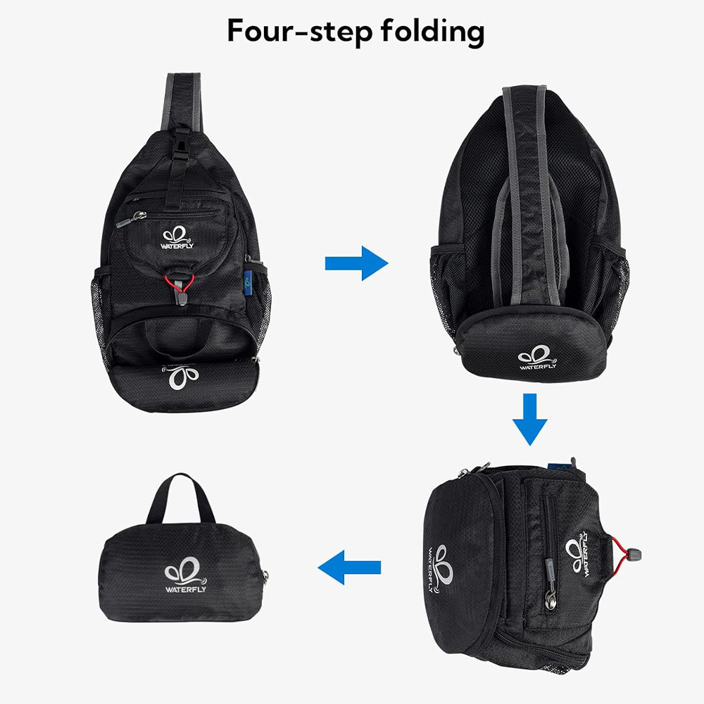 Waterfly bolsa de peito de omb - Sling Backpack Shoulder avaliação e preço