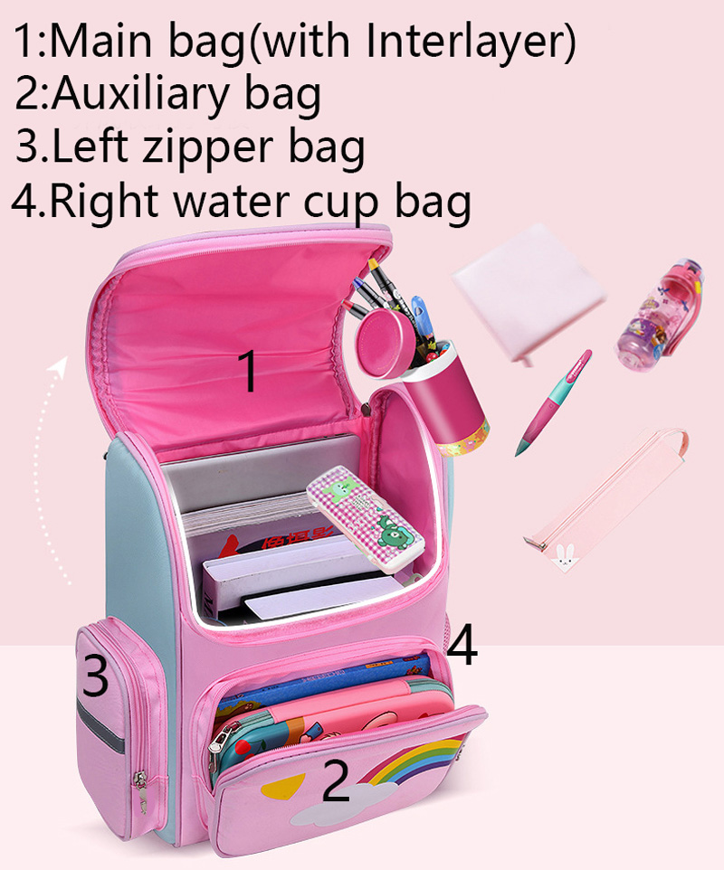 Criança mochila para menina un - School Backpack Teen avaliação e preço
