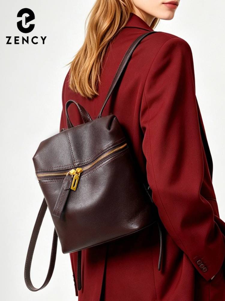 Mochila feminina de couro genu - Leather Backpack Vintage avaliação e preço
