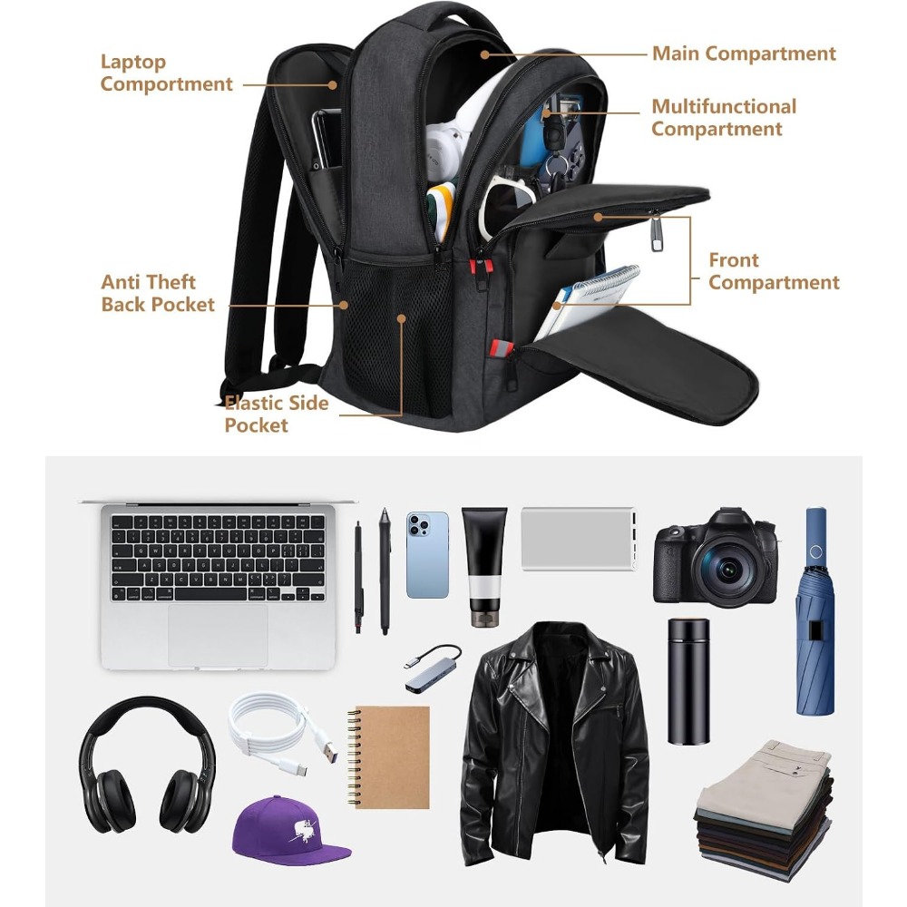 Mochila Escolar Masculina para - Laptop Backpack 15.6 avaliação e preço