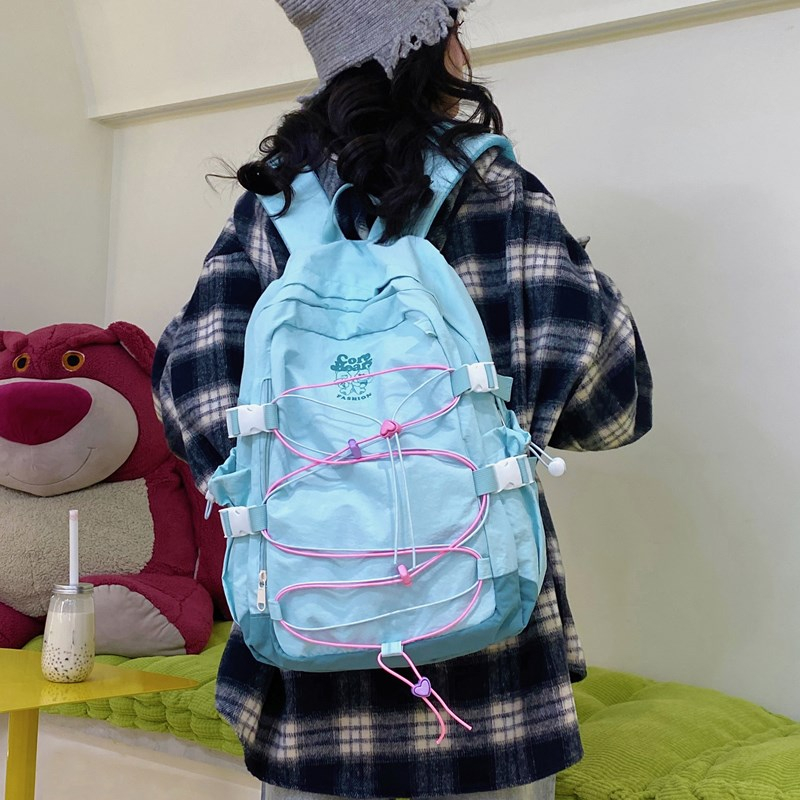 Mochilas femininas de nylon LE - School Backpack Teen avaliação e preço