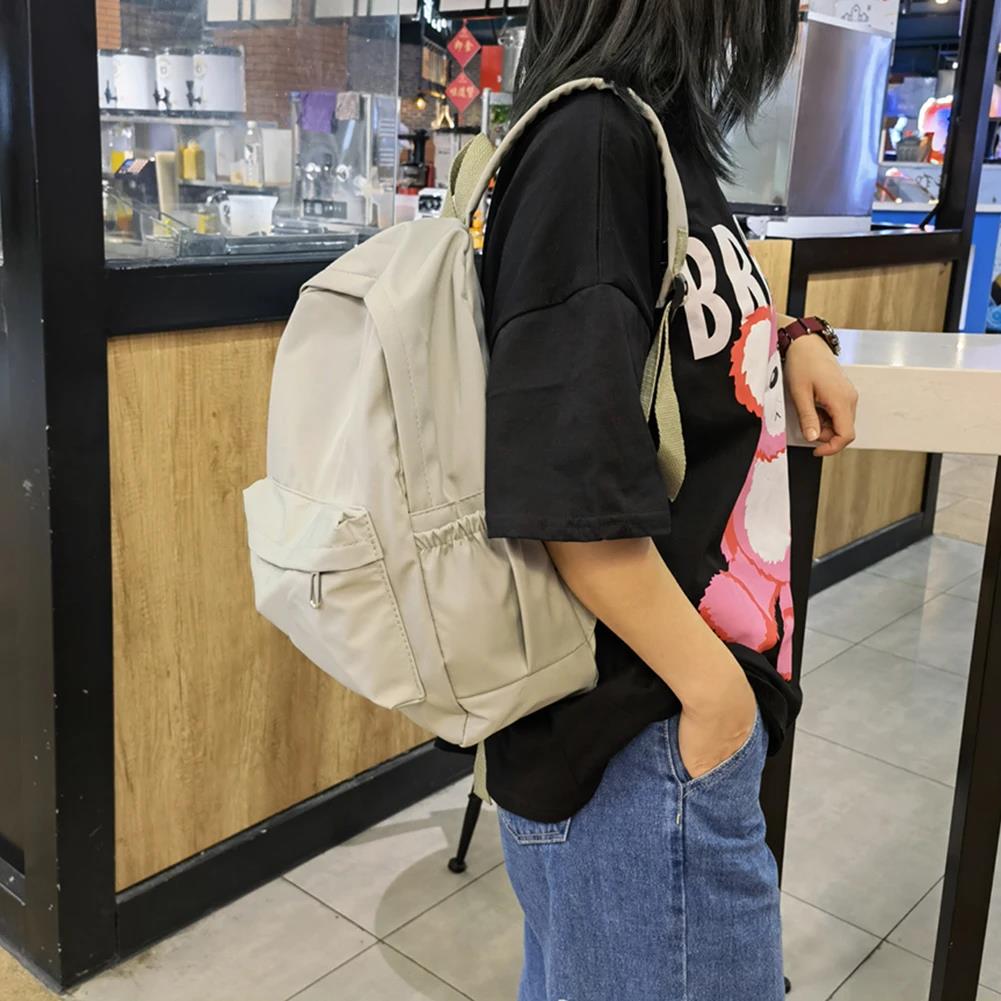 Mochila preppy de nylon de cor - School Backpack Teen avaliação e preço